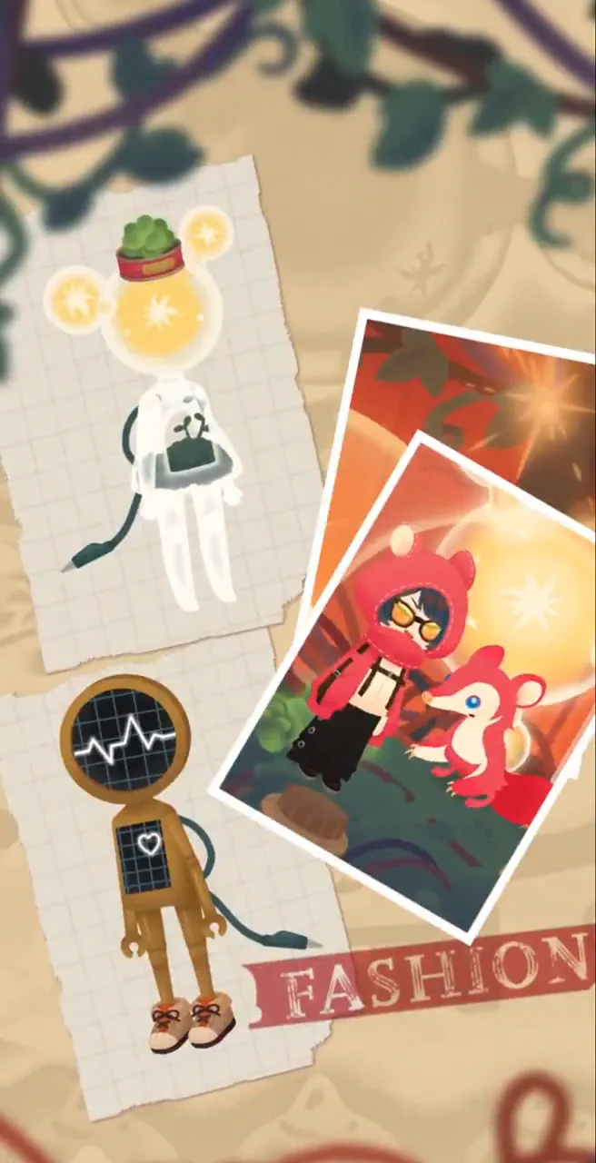 発光モチーフが目を引くファッション