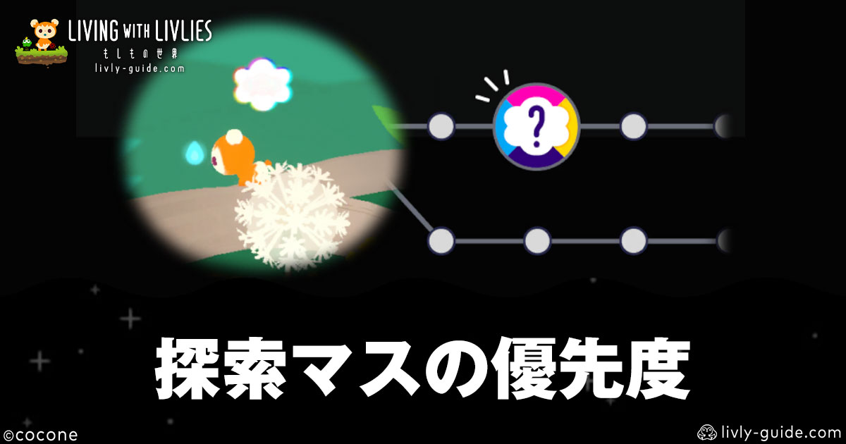 リヴリヴ 探索マスの優先度と効率のいい進め方