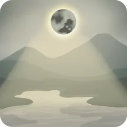 昼夜の日食の空