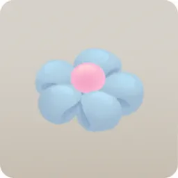 頭のせバルーンフラワー