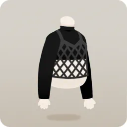 透かし編みキャミソールトップス