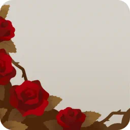 暗く艶やかに咲く薔薇