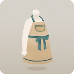 本屋のお手伝いエプロン