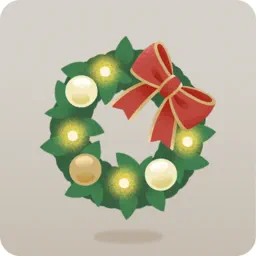 華やかなクリスマスリース