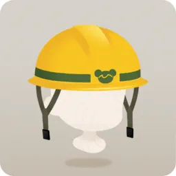 工事現場のヘルメット