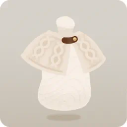 ケーブル編みニットボレロ