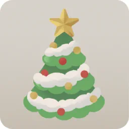 クリスマスツリーの置き物