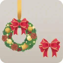 クリスマスリースの木