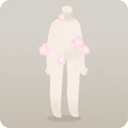 散りばめられた桜