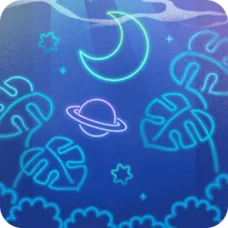 キャッチャーのネオンの壁