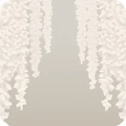 花のカーテン・明