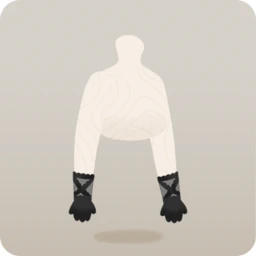 レースの編上げ手袋