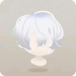 落ち着いたホワイトヘア