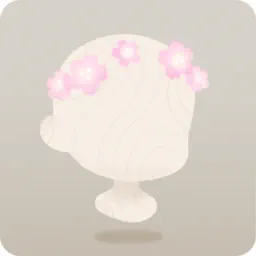 幻想の桜髪飾り