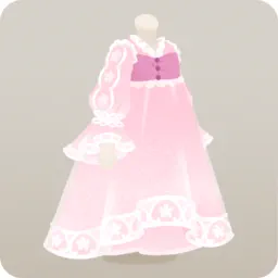 幻想のチュールワンピース・桜