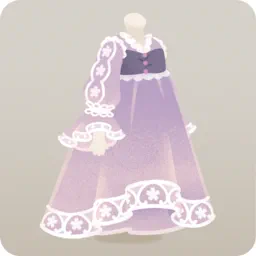 幻想のチュールワンピース・夜桜