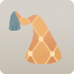 小人のとんがり帽子・オレンジ