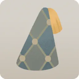 小人のとんがり帽子・青