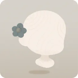 色褪せた小花の髪飾り