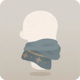 色褪せたストール