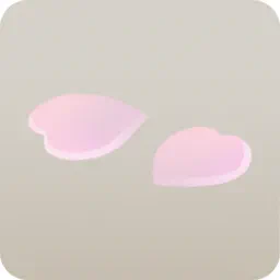 床に落ちた桜の花びら