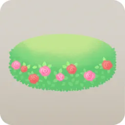 バラの咲いた野原