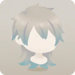 外はねシルバーグラデヘア