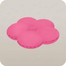 フラワーモチーフのクッション