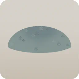 冷たい褪せた丘・白