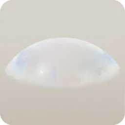 凍ったシャボン玉のかけら