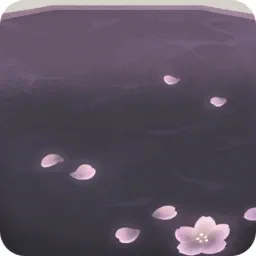 植物園の大理石の床・暗