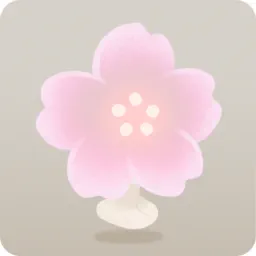 淡く光る桜ヘッド