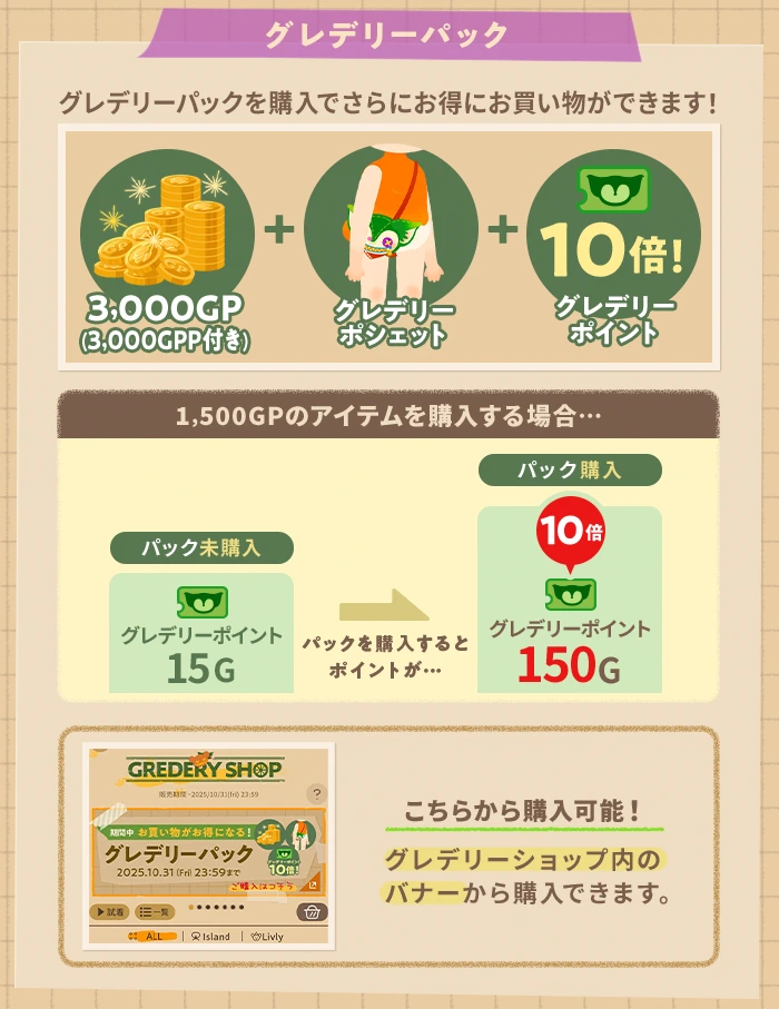 グレデリーパック