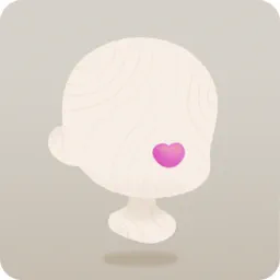 ハートバルーンのつけ鼻