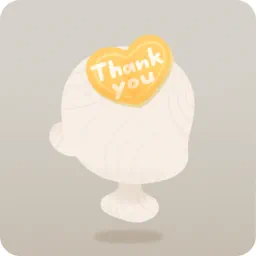 ハート・Thank you