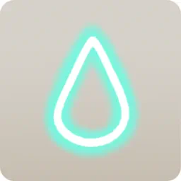 ホログラム・しずくアイコン