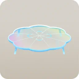 くらげガラステーブル