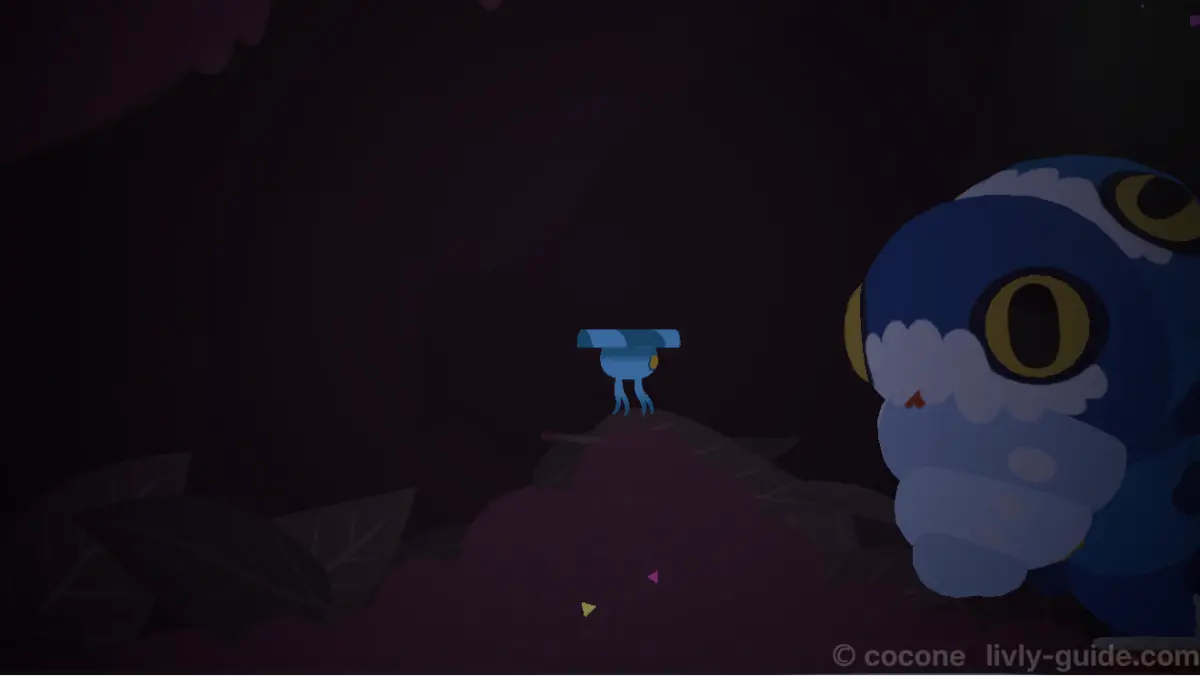 夜は地中