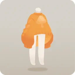 キノコアップリケニット