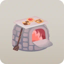 庭先の大きなかまど