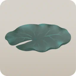 おおきなリリーパッドの葉っぱ