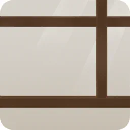 やすらぎの大きな窓枠