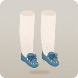 水色のモカシン