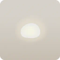 道しるべの白い石