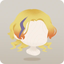 雷にパチパチしている髪