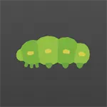 モンシロチョウの幼虫