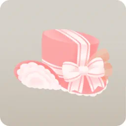 フリルリボンハット