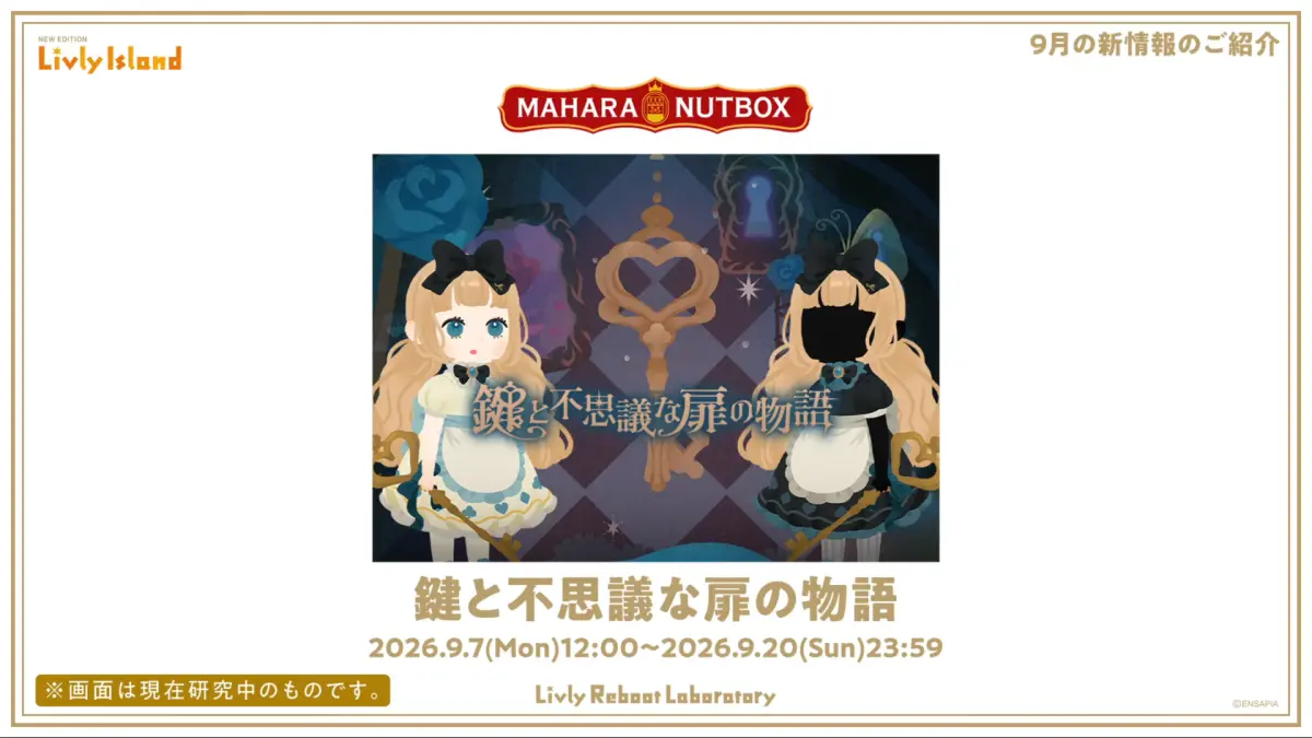 マハラナッツボックス「鍵とふしぎな扉の物語」