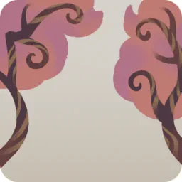 迷いの森の木立