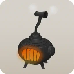 談話室のストーブ